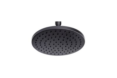 Pommeau de douche 1 jet rond, noir, GoodHome Cavally