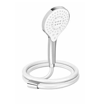 Pommeau de douche 3 jets JACOB DELAFON Metro signature chromé + flexible
