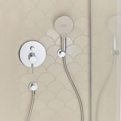 Pommeau de douche 3 jets JACOB DELAFON Metro signature chromé + flexible