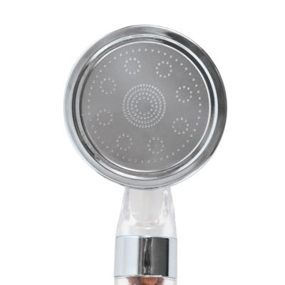 Pommeau de douche à billes filtrantes 1 jet, gris, plastique ABS MSV