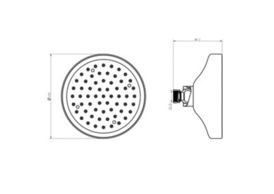 Pommeau de douche chrome Cooke & Lewis Maria