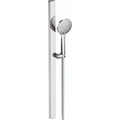 Pommeau de douche DURAVIT MinusFlow flexible et barre chromé