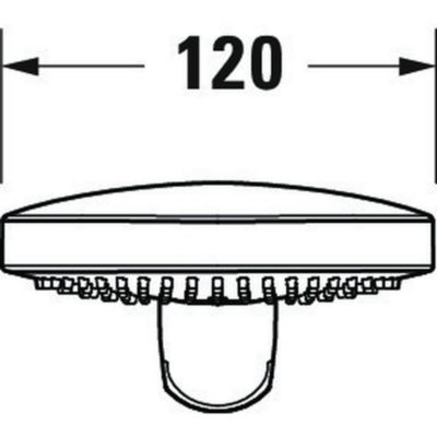 Pommeau de douche DURAVIT UNIVERSAL Noir mat