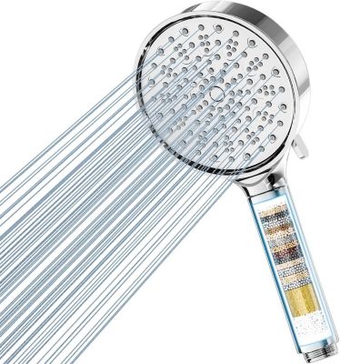 Pommeau de douche filtrant 6 modes haute pression