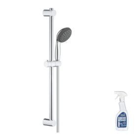 Pommeau de douche GROHE Quickfix Vitalio Start 110 2 jets avec barre + nettoyant GrohClean