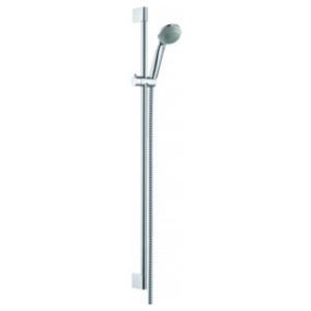 Pommeau de douche HANSGROHE Crometta 85 Mono barre 90 cm chromé