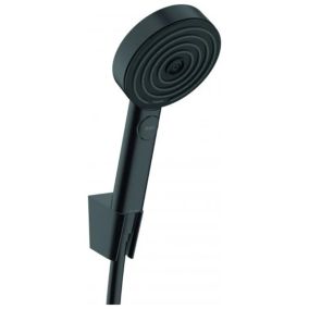 Pommeau de douche HANSGROHE Pulsify Select S 3jet Relaxation avec support et flexible 160 cm noir mat