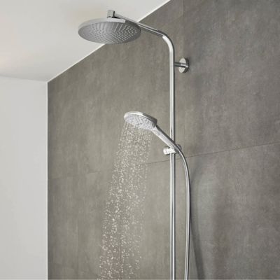 Pommeau de douche HANSGROHE Raindance Select E EcoSmart 120 3 jets chromé