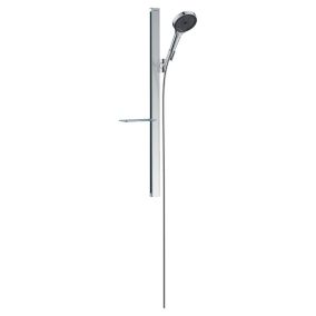 Pommeau de douche HANSGROHE Rainfinity EcoSmart 130 3 jets barre 90 cm et porte-savon chromé