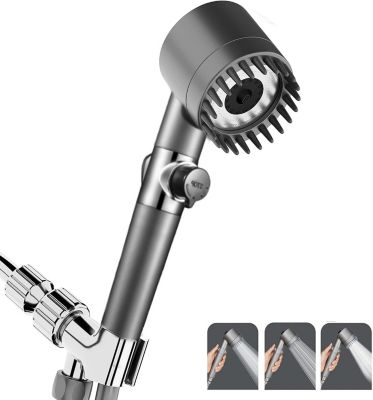 Pommeau de Douche Haute Pression Economie Deau Pommeau Douche Anti CalcaireHaute Pression Pomme avec 4 Modes de JetShower