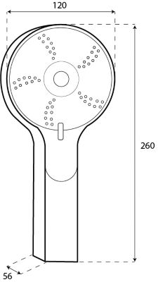 Pommeau de douche intelligent & économique 6.6L/min, Sarodis Hydrao
