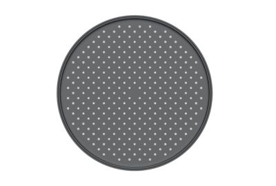 Pommeau de douche Tête de douche rectangulaire en ABS à effet pluie et buses anti-calcaire, diam.25,4cm, D2201R, Noir mat