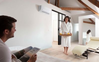 Pompe à chaleur air/air duo et multisplit Qlima SCM5232 3200W - Unité intérieure prêt à poser