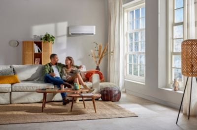 Pompe à chaleur air/air mono&mutlisplit SC6126 Qlima 4920W - Unité intérieure prêt à poser