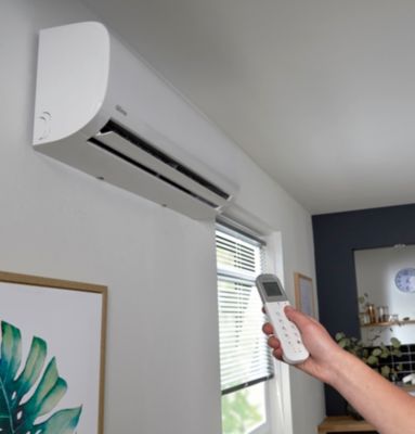 Pompe à chaleur air/air monosplit Qlima SC4225 2650W - Unité intérieure + extérieure prêt à poser (mise en service inclue)