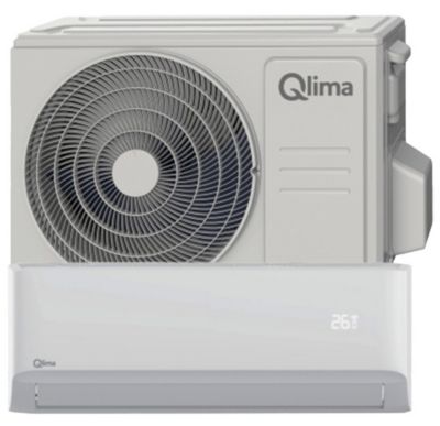 Pompe à chaleur air/air Qlima SC5453 5280W - Unité intérieure + extérieure prêt à poser (mise en service inclue)