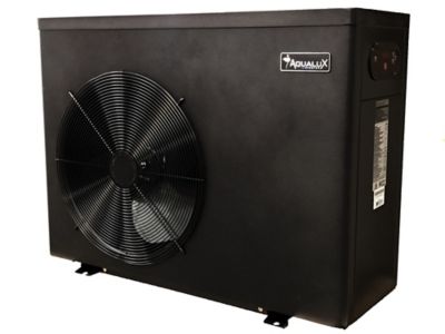 Pompe à chaleur pour 40 m³ Inverter Aqualux 8 kW noir