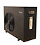 Pompe à chaleur pour 40 m³ Inverter Aqualux 8 kW noir
