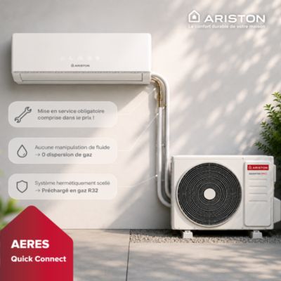 Pompe à chaleur prête à poser Aeres Net Quick - 2500W - Ariston