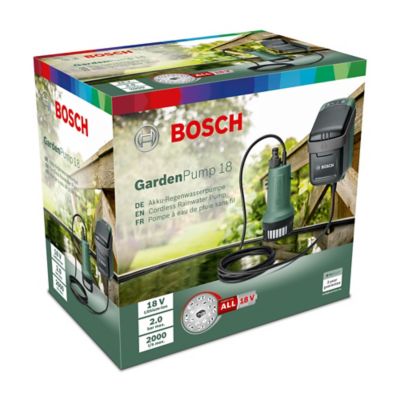 Pompe à eau de pluie Bosch GardenPump 18V