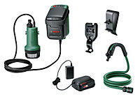 Pompe à eau de pluie sans-fil Bosch GardenPump 18V-2000 (avec 1 batterie et 1 chargeur)