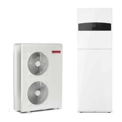Pompe à chaleur Connecté Air / Eau monobloc Nimbus Compact M avec appoint électrique Ariston 15 kW Monophasé