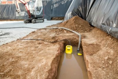 Pompe D'Évacuation Kärcher SP 9.500 Dirt - Eaux Chargées 9500 L/h - Profondeur 7m - Particules 20mm - Niveau Résiduel 25mm