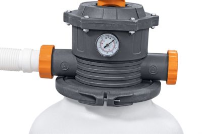 Pompe de filtration à sable + diffuseur ChemConnect™ Bestway piscines hors sol 8 327 L/h