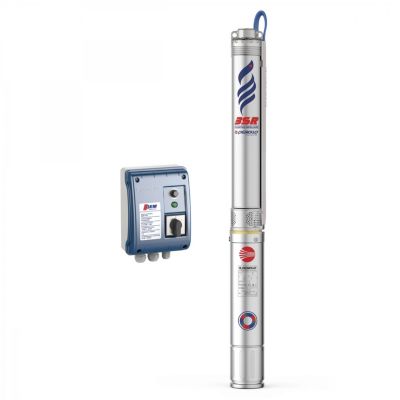 Pompe De Forage 3'' Pedrollo 3srm2/21 - 0,55kw Monophasé - 1,8m3/h à 68hmt