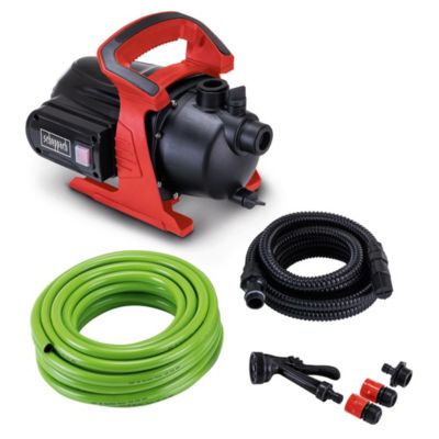 Pompe de jardin GP600S Scheppach - 600W - 3,5 bar - 3000 L/h - hauteur de refoulement 35 m - hauteur d'aspiration 8 m