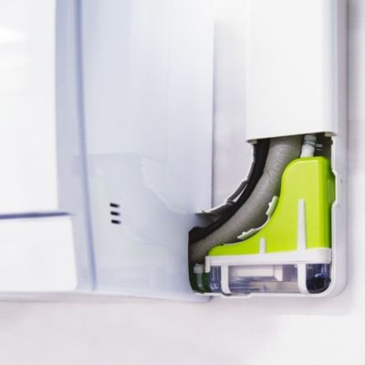 Pompe de relevage des condensats MINI VERTE SILENCE+ - Avec système de goulotte OPTIMAL blanc