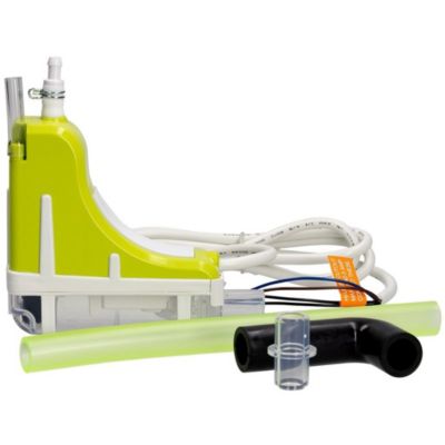 Pompe de relevage des condensats MINI VERTE SILENCE+ - Avec système de goulotte OPTIMAL blanc