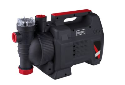 Pompe à eau domestique GP1100JET LCD Scheppach - 1000W - débit d'eau 3800L/h - hauteur refoulement 36m - hauteur d'aspiration 8m