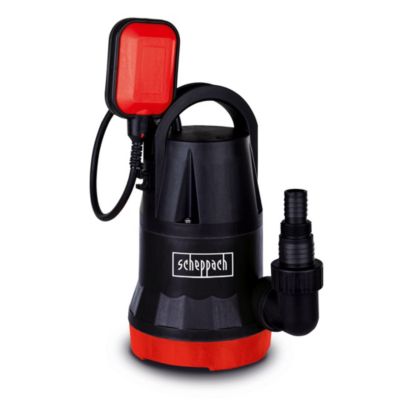 Pompe immergée SBP300 Scheppach - 250W - 0,6 bar - 6875 L/h - hauteur de refoulement 6 m - profondeur d'immersion 6 m
