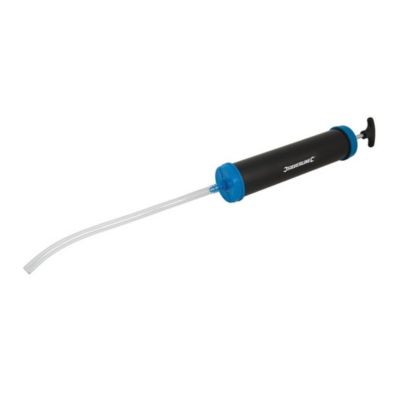 Pompe-Seringue à Huile 500 cm -  Durable - Idéale pour Mécanique et Entretien - Silverline