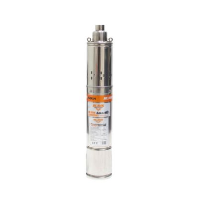 Pompe submersible de forage RURIS Aqua 40, 750 W, debit 1880 l/h, refoulement 100 m, cable 15 m, eaux claires, puits et forages