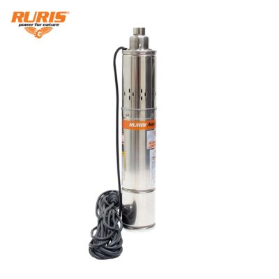 Pompe submersible de forage RURIS Aqua 40, 750 W, debit 1880 l/h, refoulement 100 m, cable 15 m, eaux claires, puits et forages