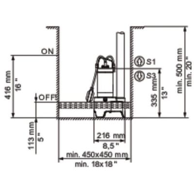 Pompe submersible drain - WILO - Rexa MINI 3