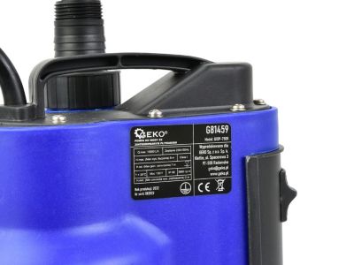 Pompe Submersible En Plastique Pour Eau Sale 750W Avec Flotteur Intégré