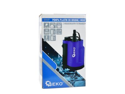 Pompe Submersible En Plastique Pour Eau Sale 750W Avec Flotteur Intégré