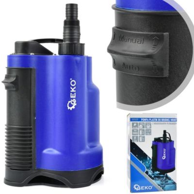 Pompe Submersible En Plastique Pour Eau Sale 750W Avec Flotteur Intégré