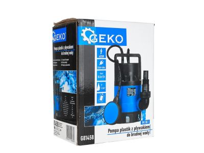 Pompe Submersible Mini en Plastique avec Flotteur pour Eau Sale 400W