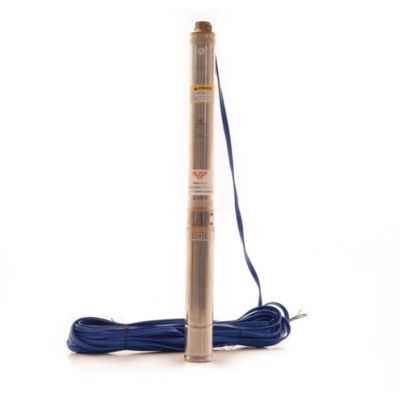 Pompe submersible multicellulaire inox RURIS Aqua 690 370 W, refoulement 60 m, eaux claires, puits et reservoirs, jardin et