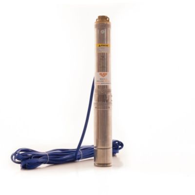 Pompe submersible multicellulaire inox RURIS Aqua 790 550 W, refoulement 60 m, eaux claires, puits et reservoirs, jardin et
