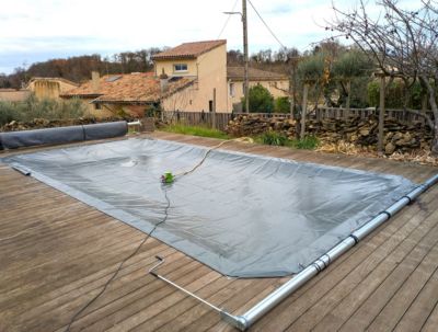 Pompe Vide Cave Automatique - Spéciale bâche couverture de piscine - Totalement autonome - POOLCO