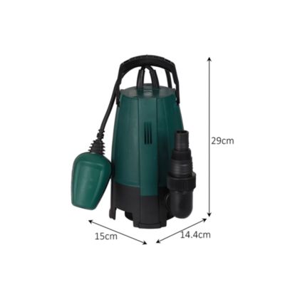 Pompe vide cave eaux chargées 400W en plastique
