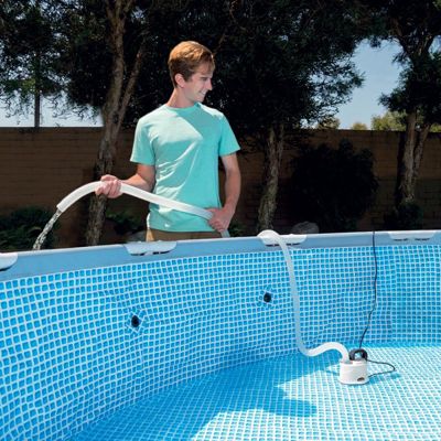 Pompe vide piscine - Intex - 28606 - Puissance moteur 99W - Débit 3595L/h