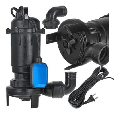 Pompe WQD 750W Avec Broyeur Et Couteaux De Coupe Pour Eaux Sales
