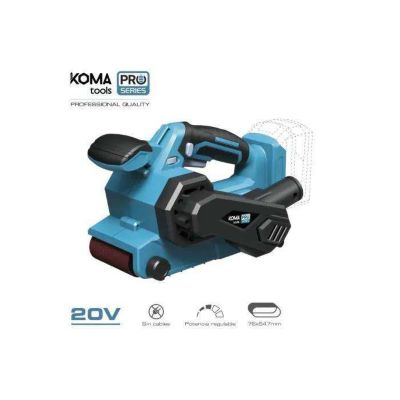Ponceuse a bande electrique koma tools 20 V