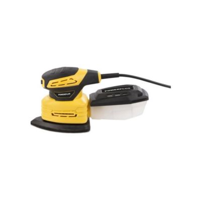 Ponceuse a main - POWERPLUS - POWDP50200 - 180 W - Pour gaucher et droitier - Livrée avec 5 feuilles de papier abrasif